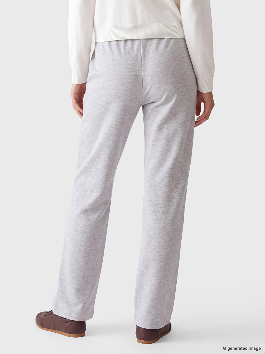 Elastic Waist Women's Sweatpants-3