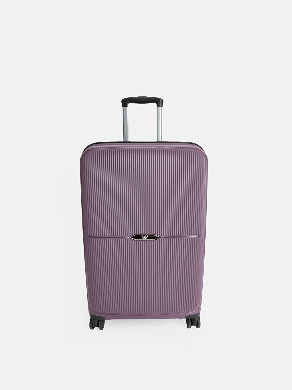 Bordo Kilit Detaylı Küçük Boy Valiz