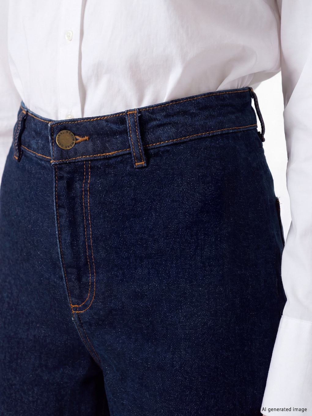 İndigo Petite Wideleg Jean-2