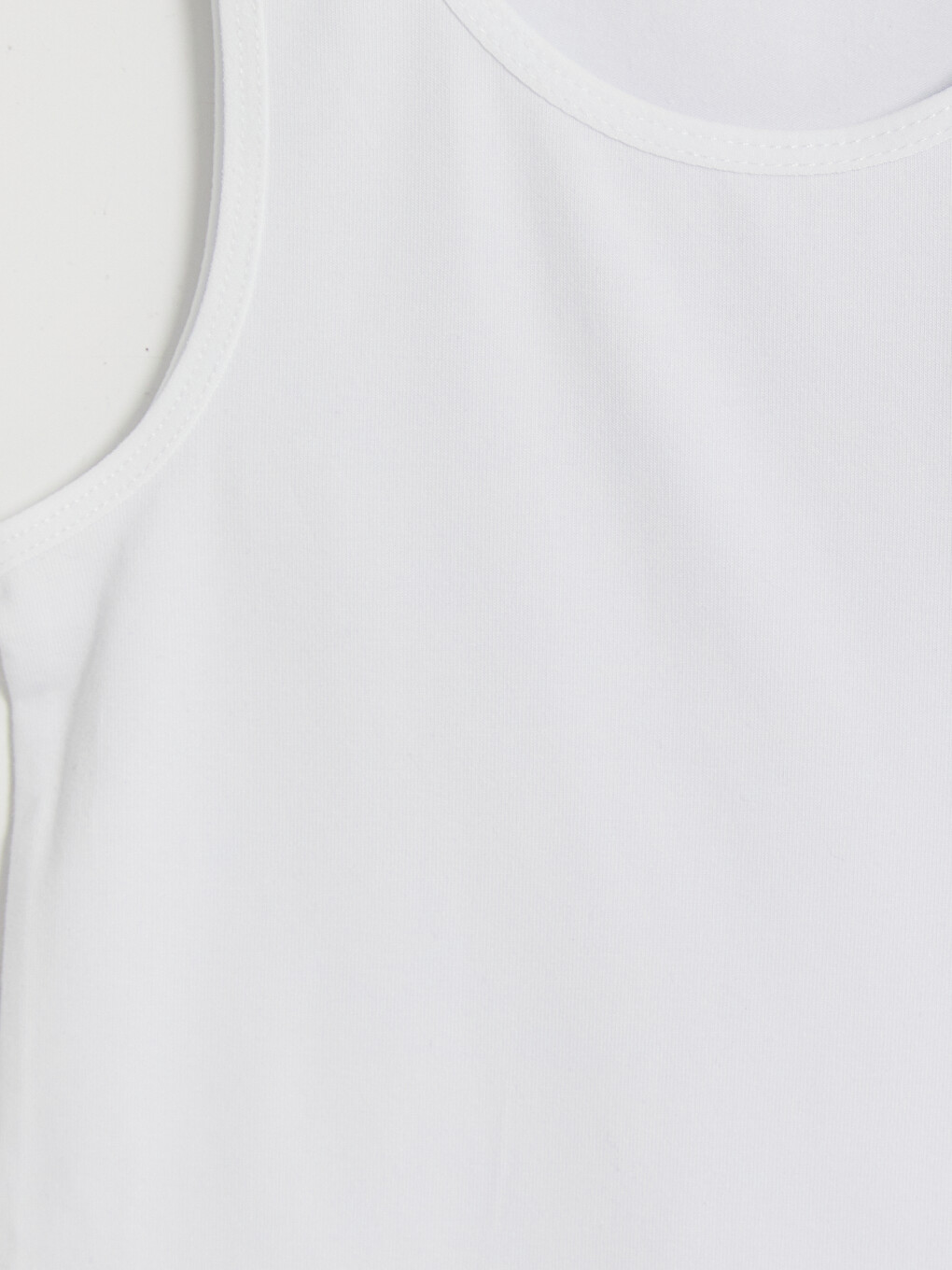 Crew Neck Girls' Snap-fastened Bodysuit-2