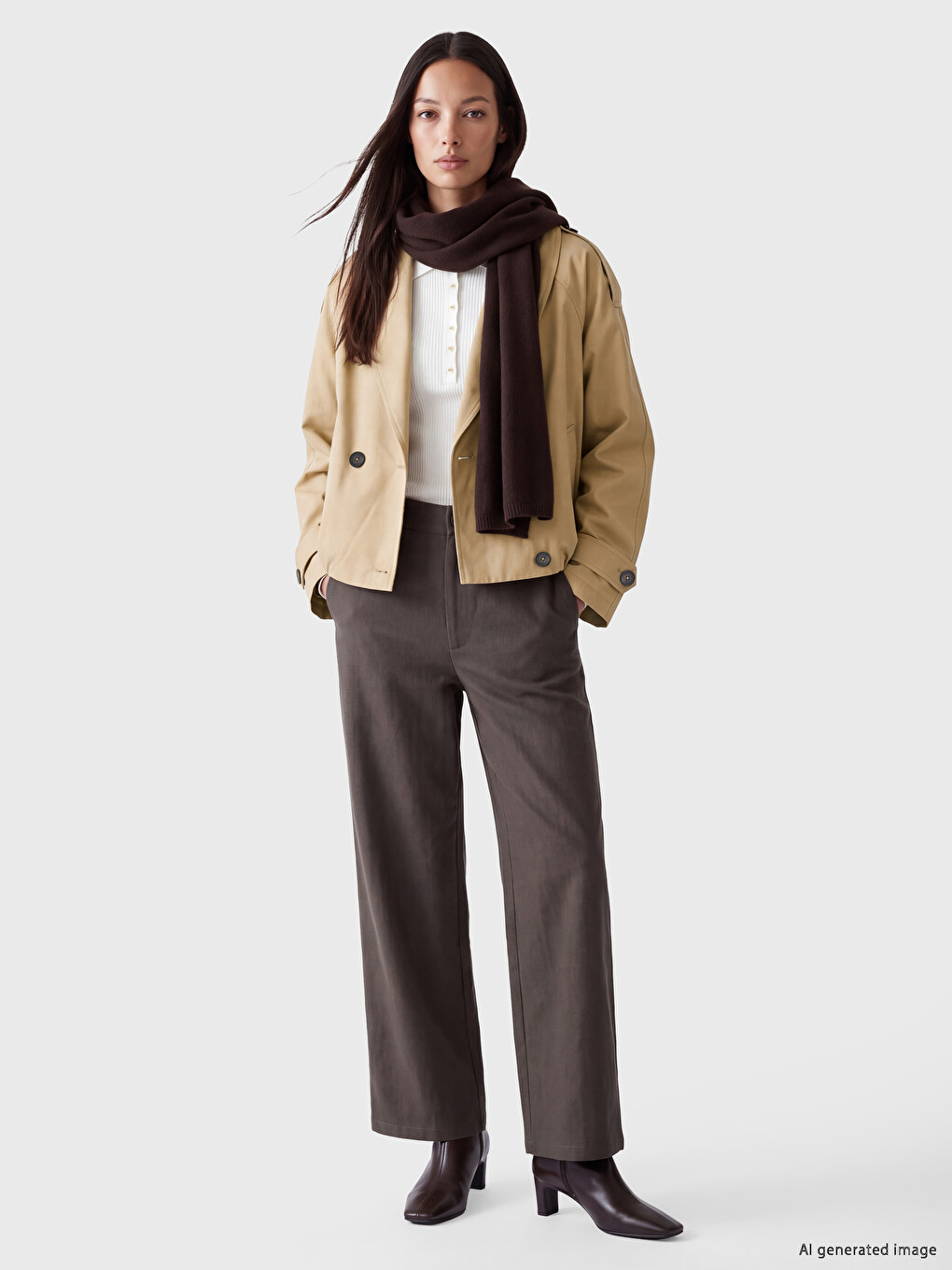 Trenci Oversize Pentru Femei-1