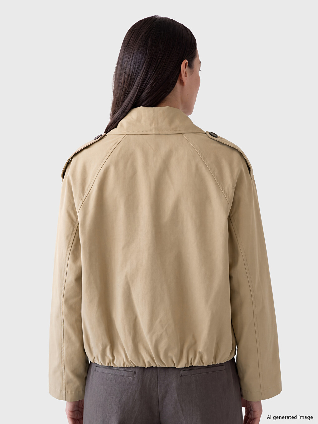 Trenci Oversize Pentru Femei-3