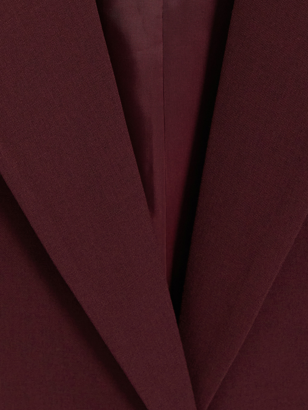 Bordo Büyük Beden Kadın Blazer Ceket-1