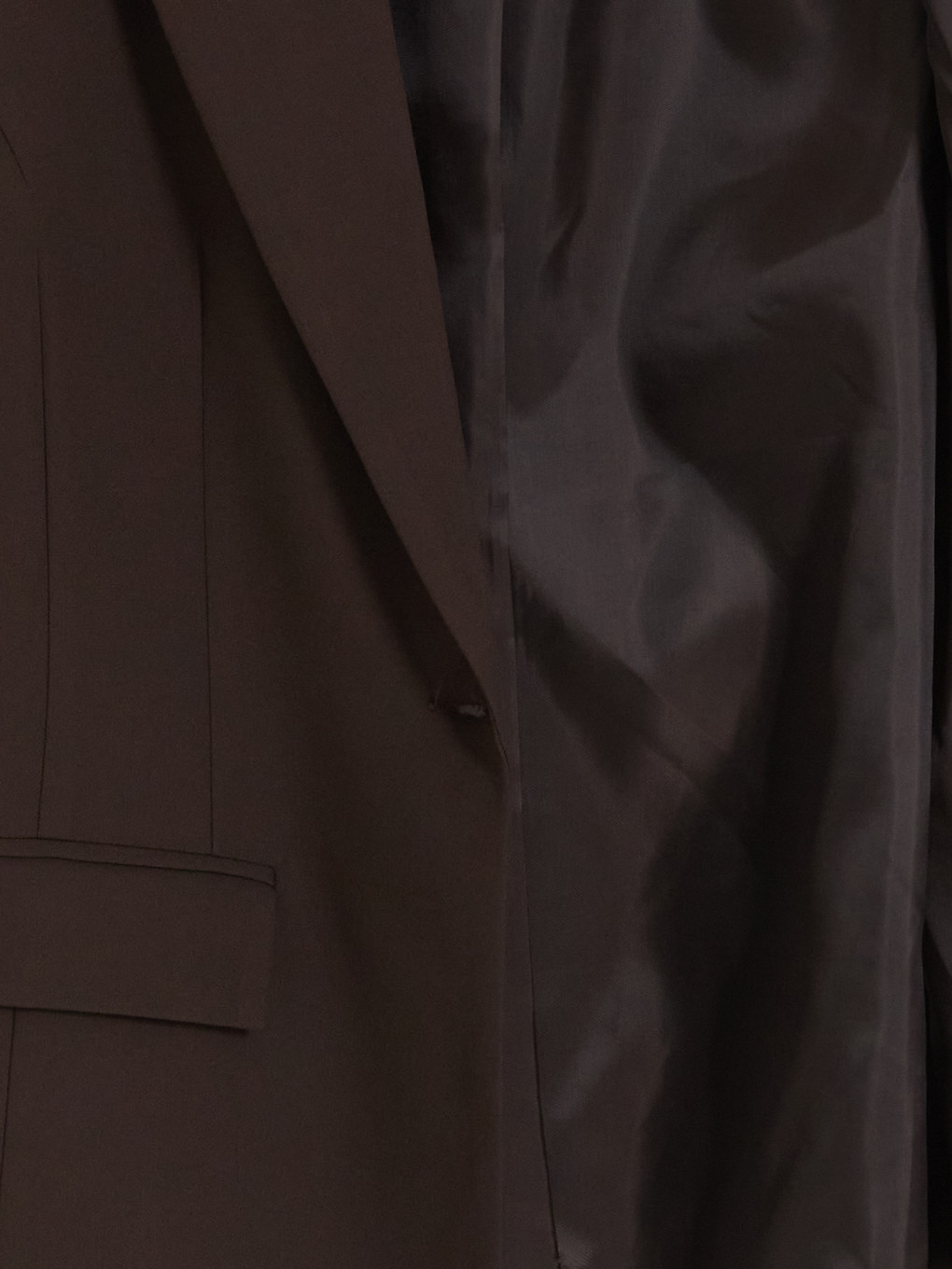 Kahverengi Büyük Beden Kadın Blazer Ceket-2