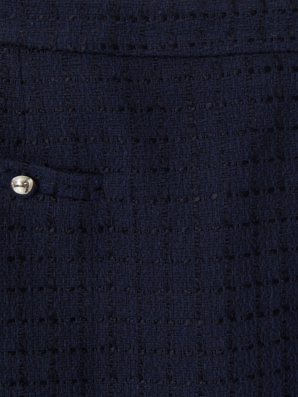 Plus Size Tweed Mini Skirt-4