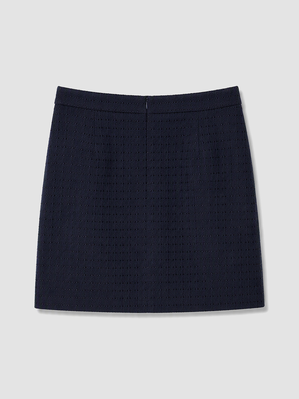 Plus Size Tweed Mini Skirt-5