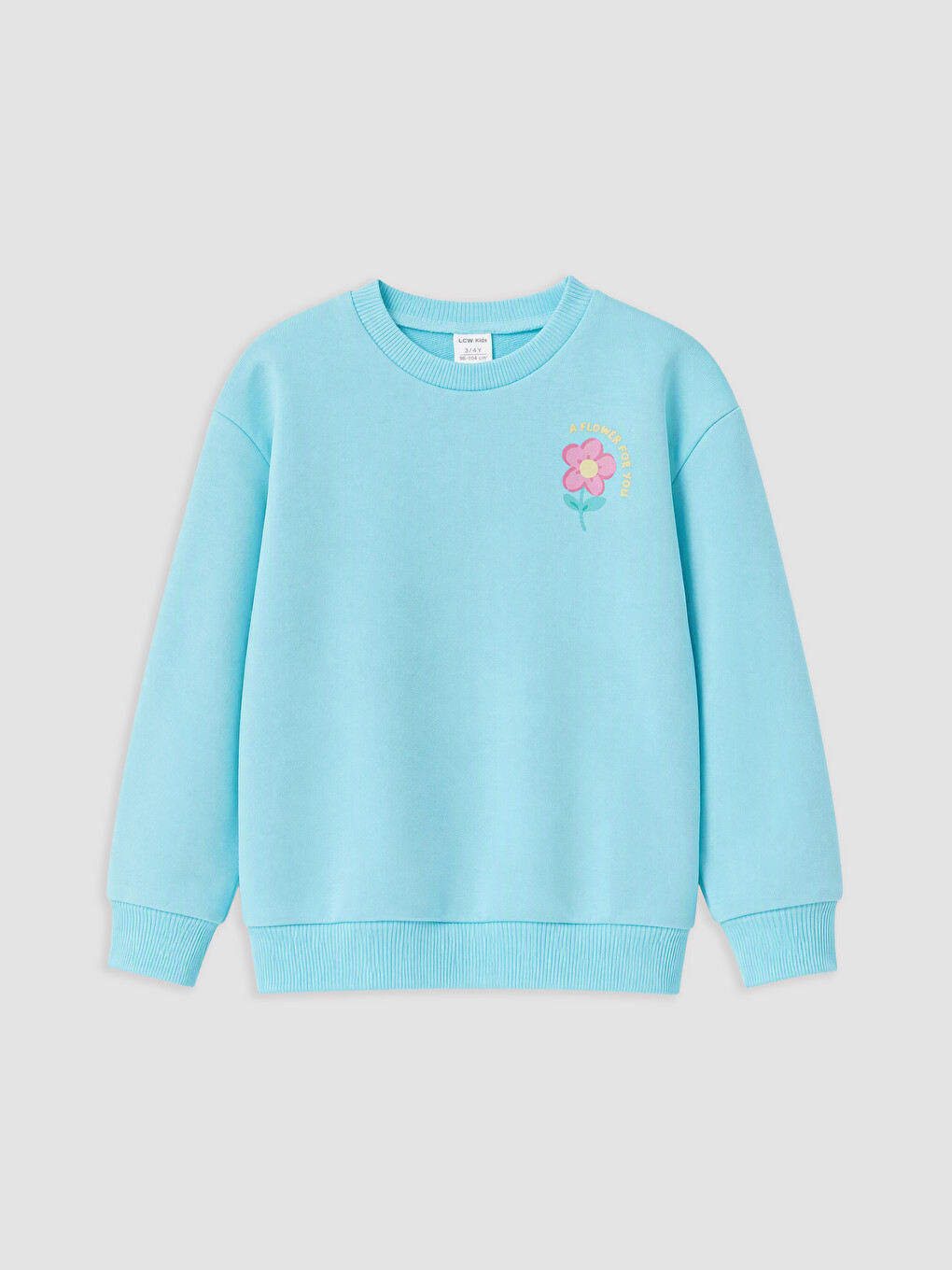 Girl Turquoise Sweatshirt