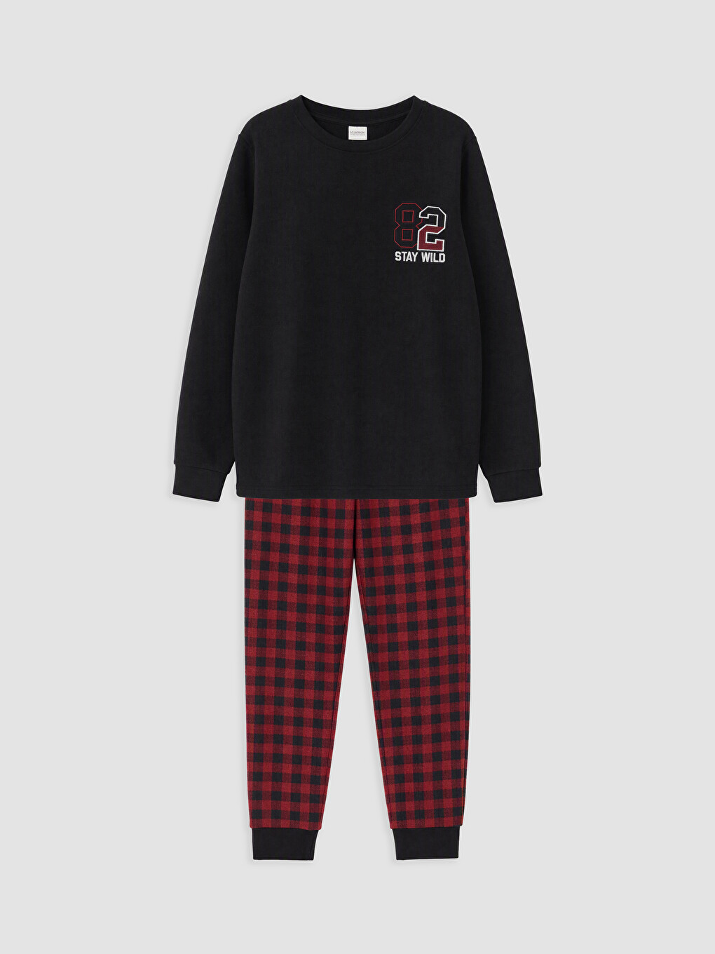 Crew Neck Boys' Polar Pyjamas Set
