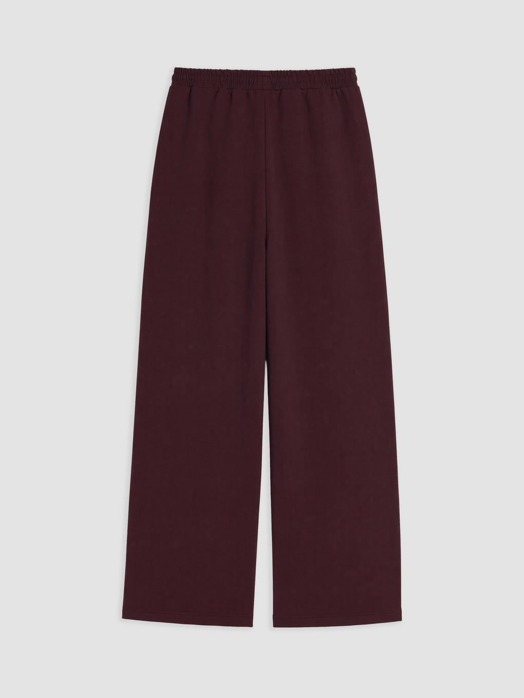 Bordo Büyük Beden Kadın Pantolon-6