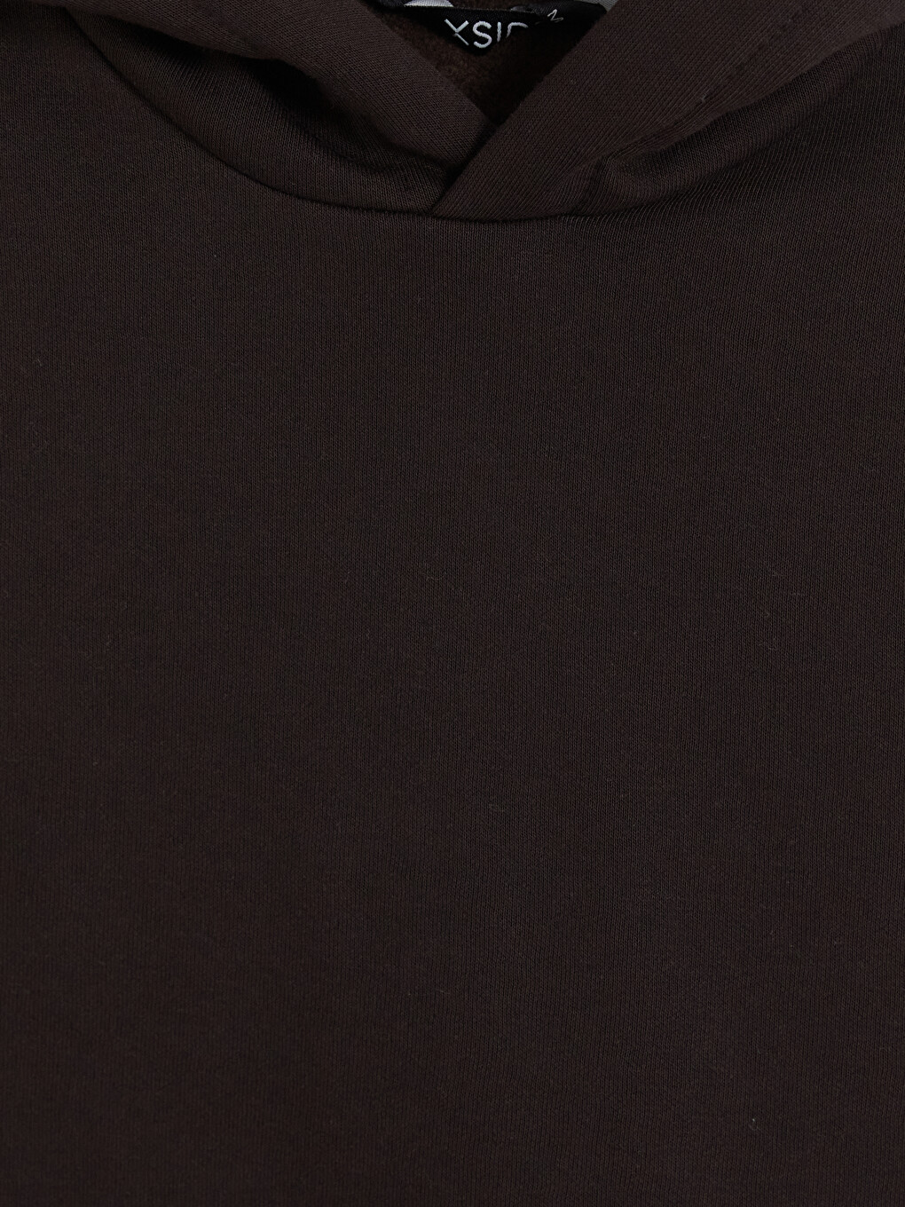 Kahverengi Erkek Kalın Hoodie-2