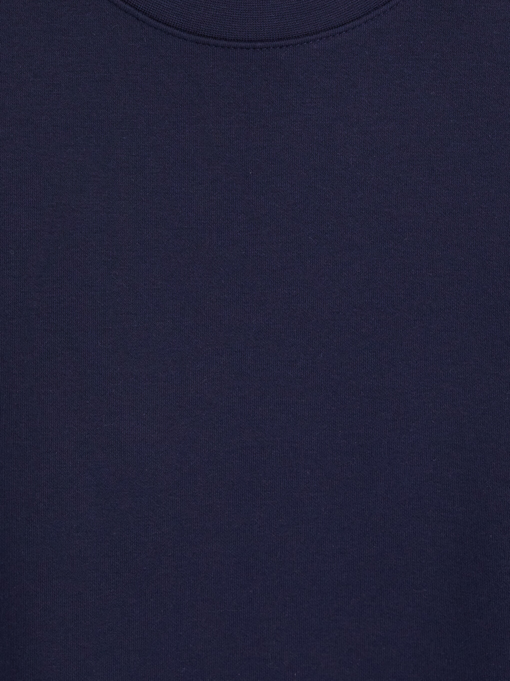 Lacivert Bisiklet Yaka Erkek Kalın Sweatshirt-2