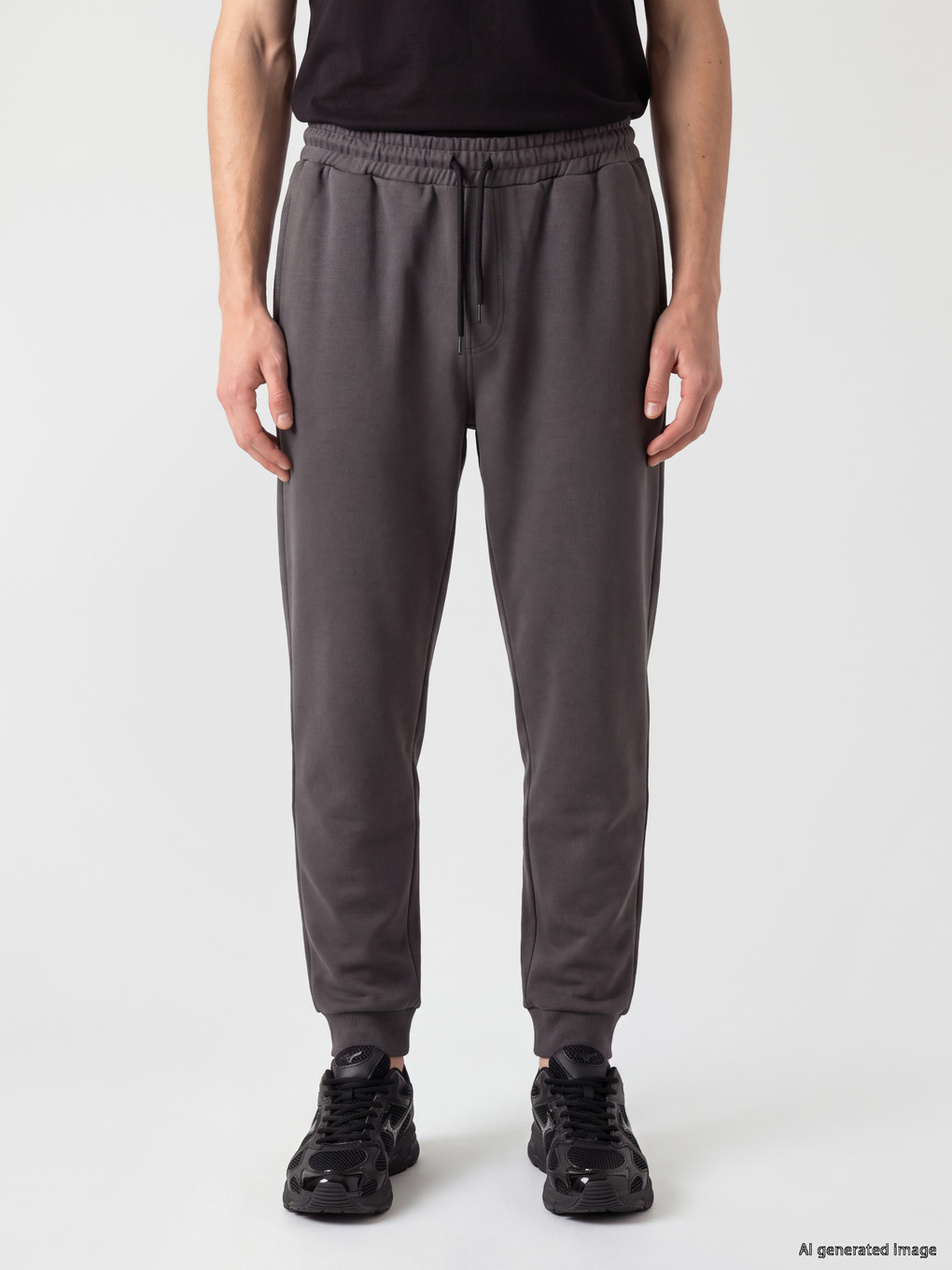 Antrasit Regular Fit Erkek Jogger Eşofman Altı-1