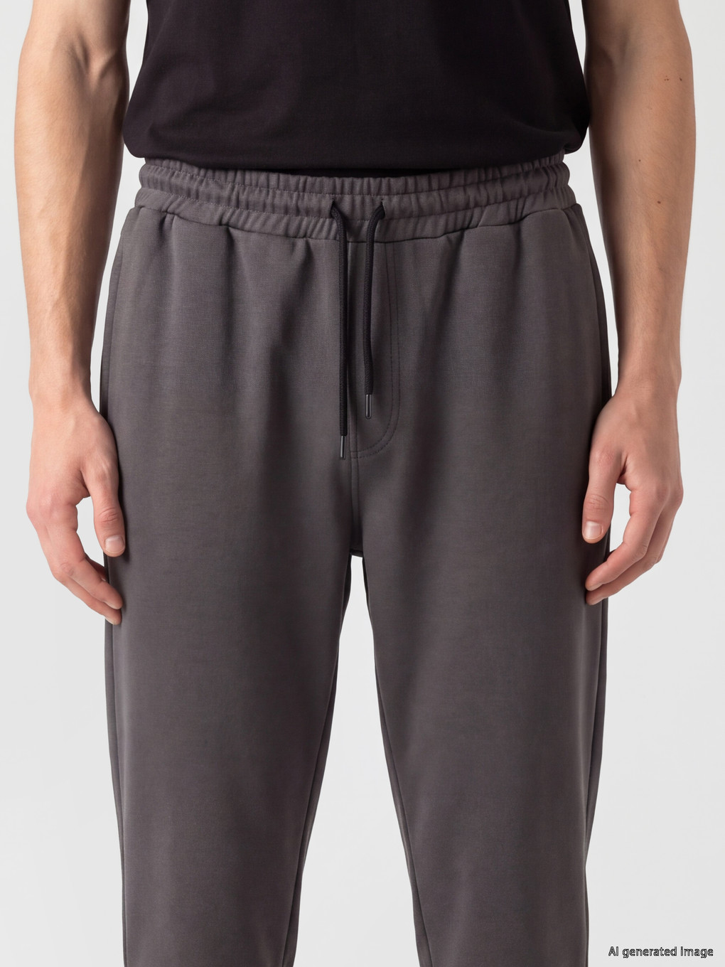 Antrasit Regular Fit Erkek Jogger Eşofman Altı-2