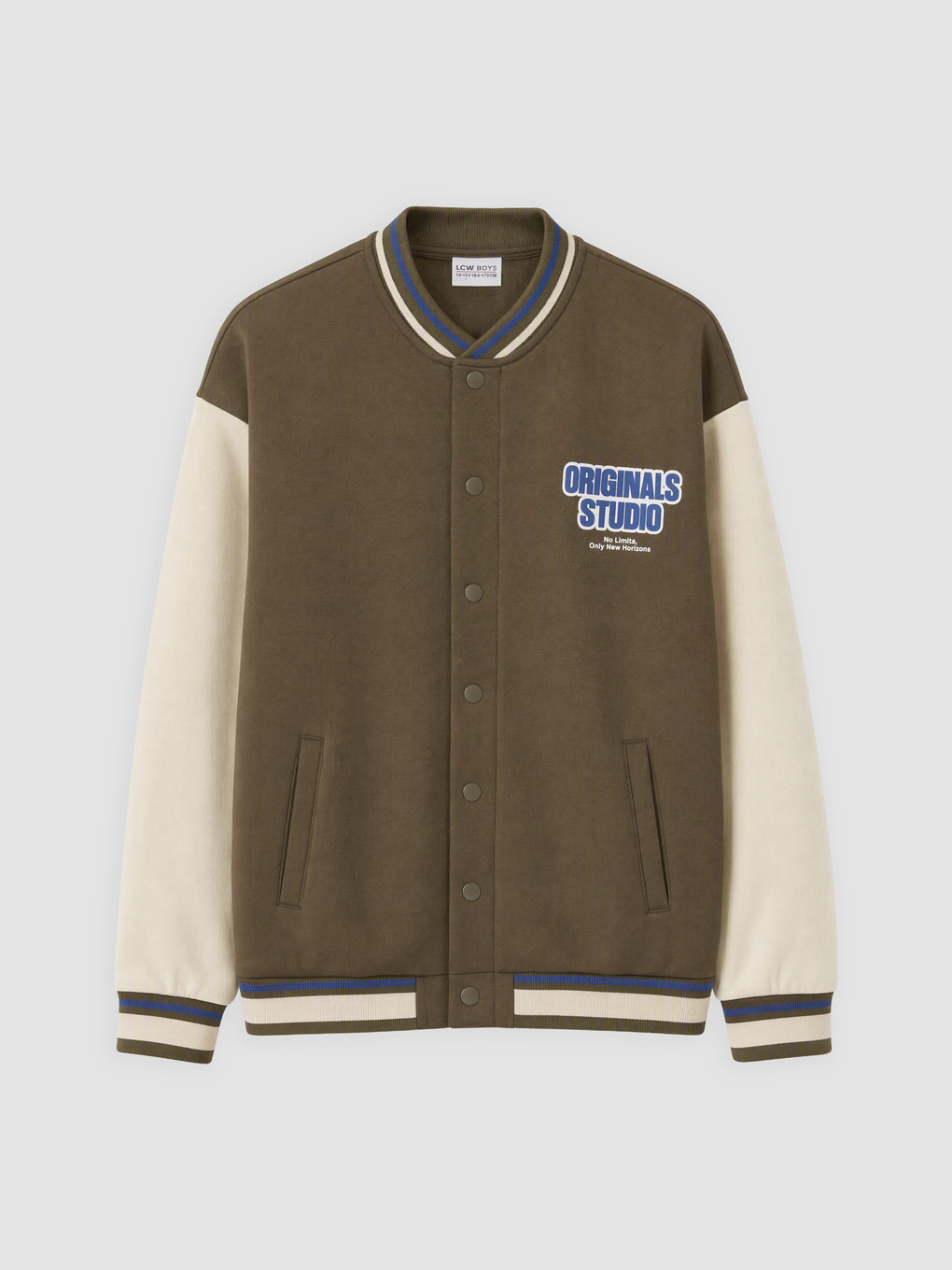 Thick Boys' College Jacket-2