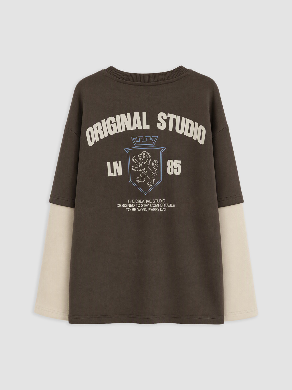 Boy Khaki T-shirt-2