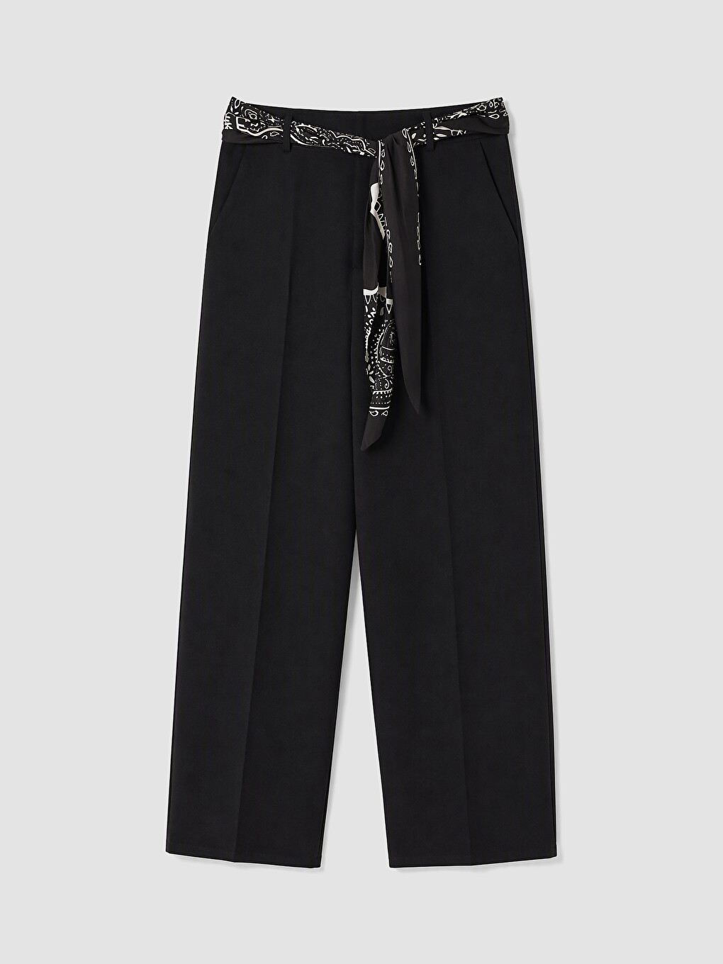 Scarf-waisted Women's Trousers