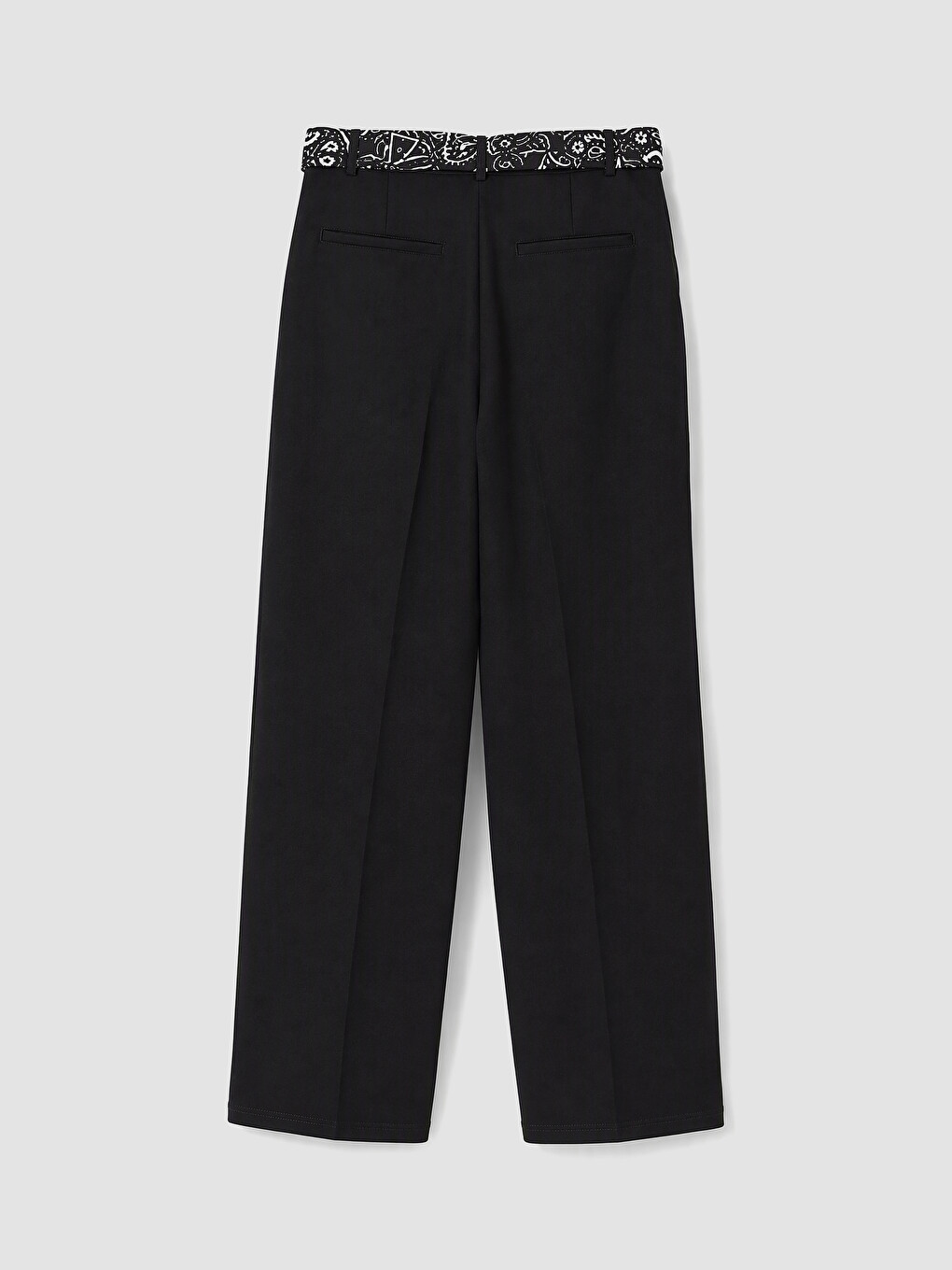 Scarf-waisted Women's Trousers-2