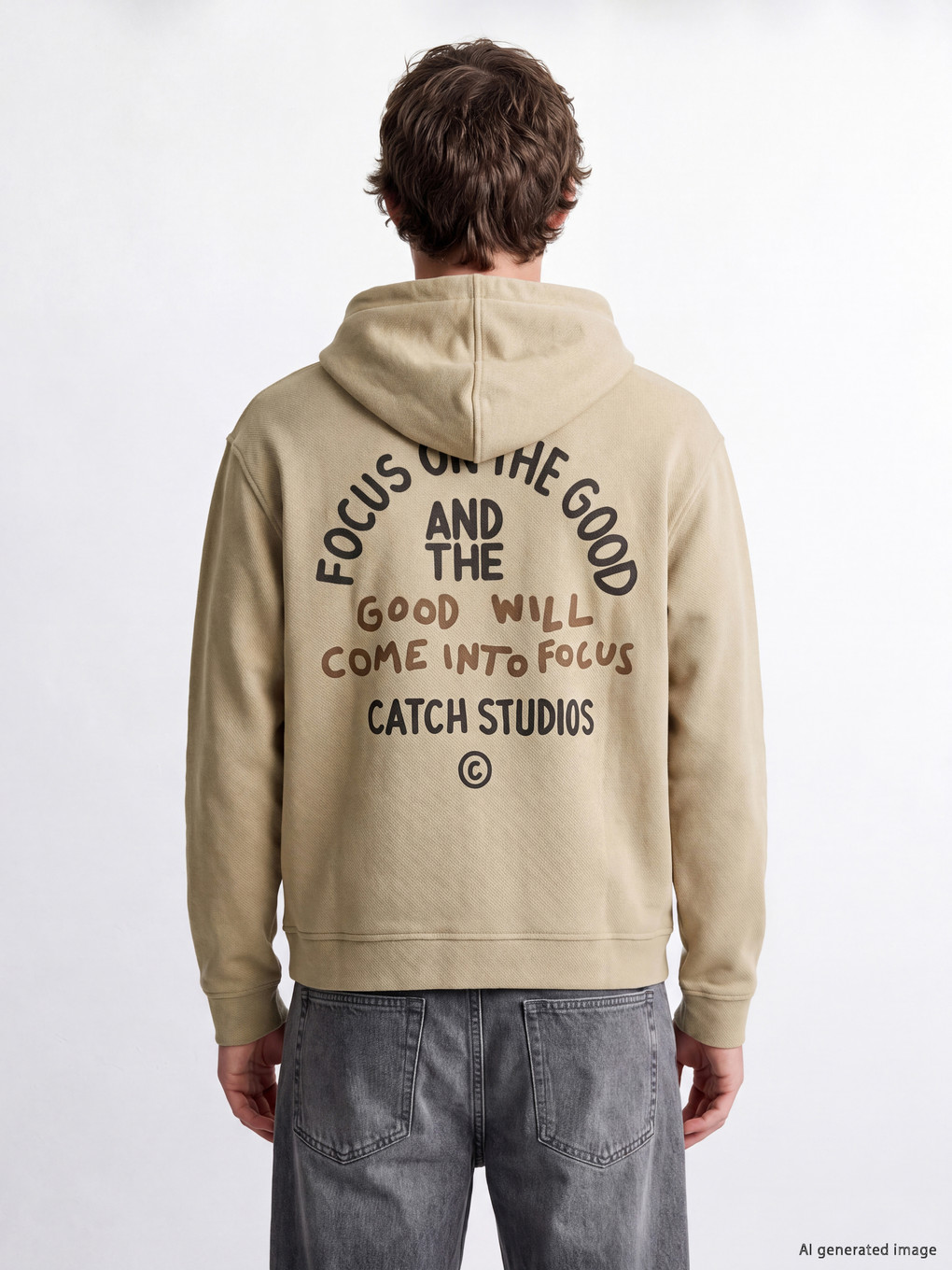 XSIDE Bej Erkek Fermuarlı Sweatshirt - W6KA65Z8-FLE | LCW
