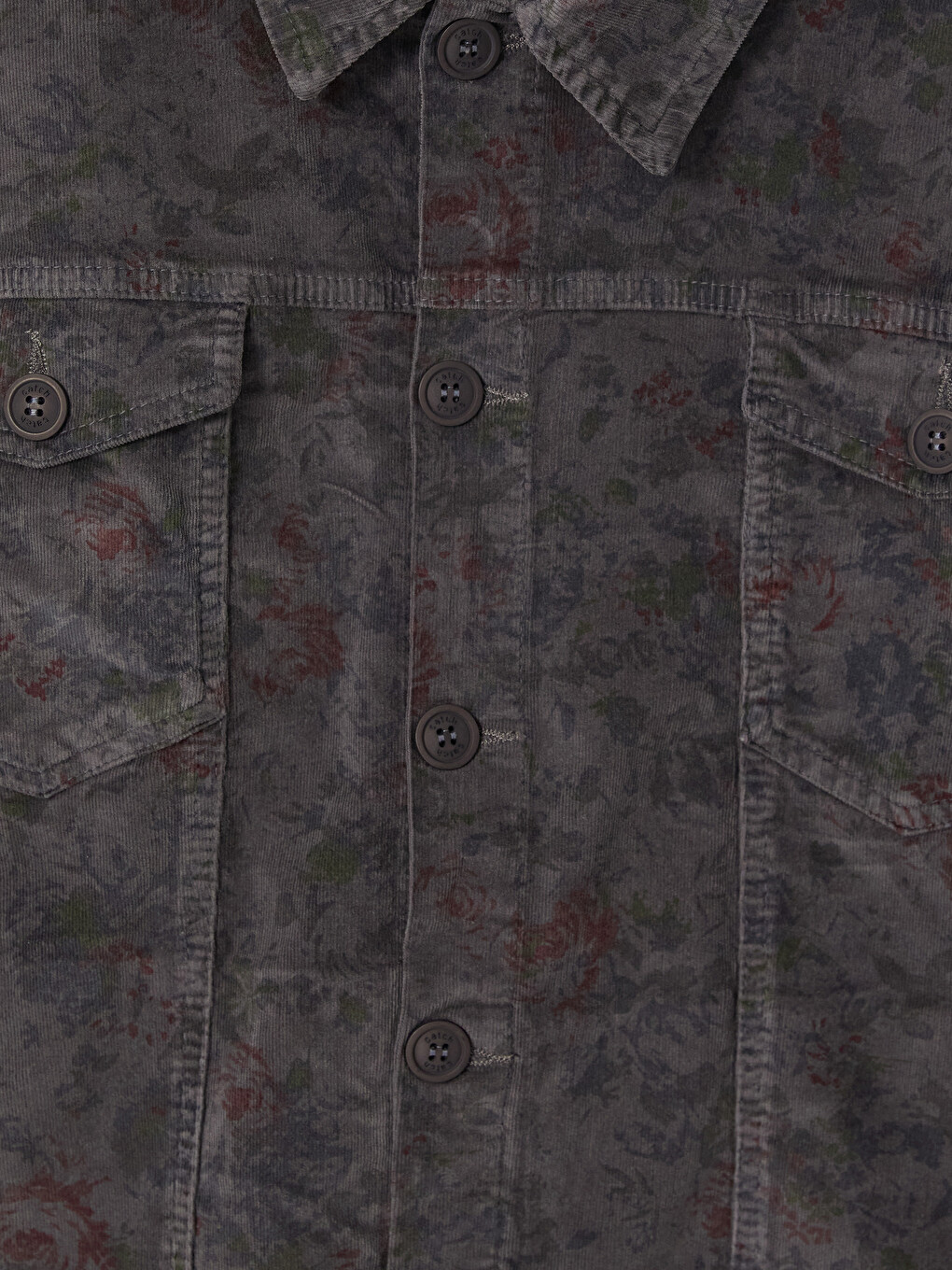 Antrasit Loose Fit Erkek Jean Ceket-1
