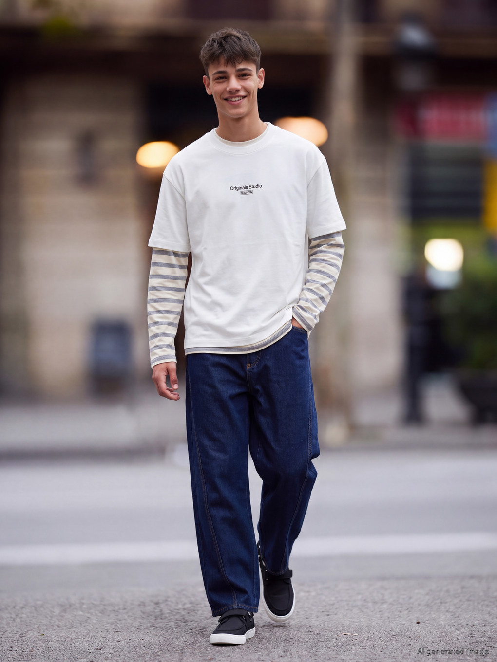 Teenage Boy Black Jeans