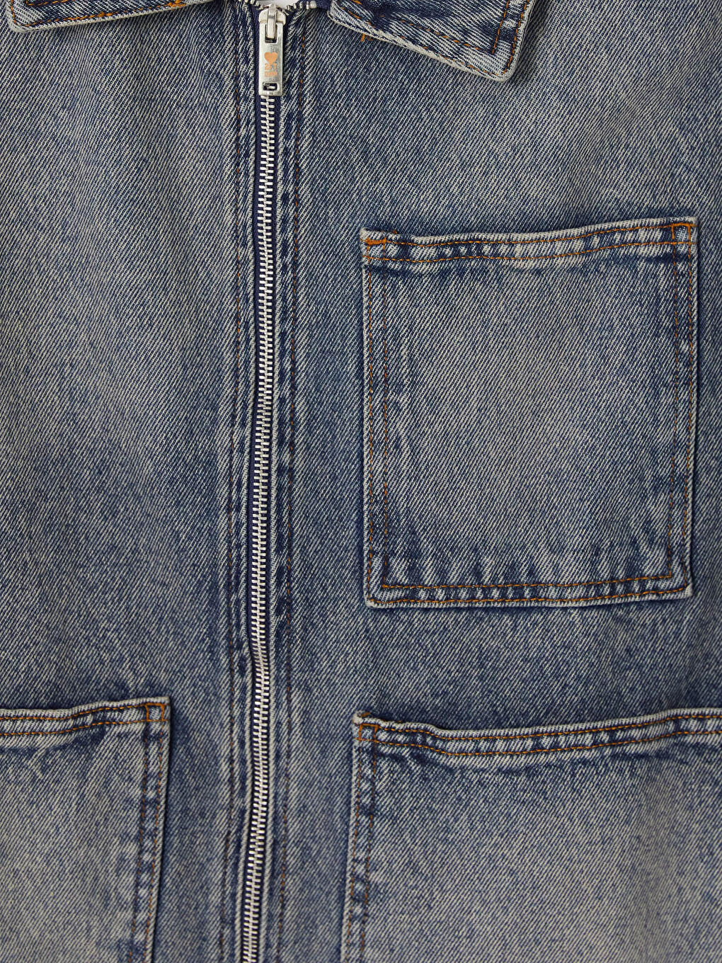 İndigo Regular Fit Erkek Jean Ceket-5
