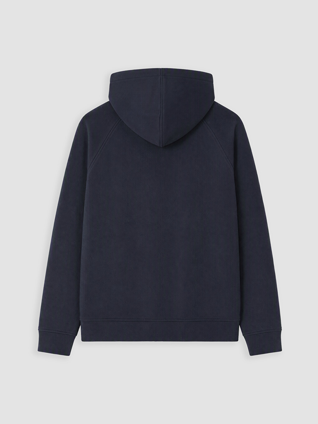 Lacivert Kapüşonlu Erkek Fermuarlı Sweatshirt-2