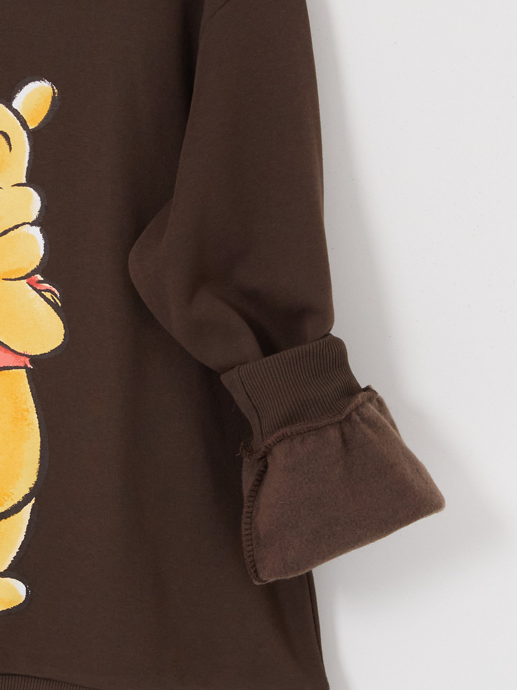 Kahverengi Winnie The Pooh Kalın Sweatshirt-2