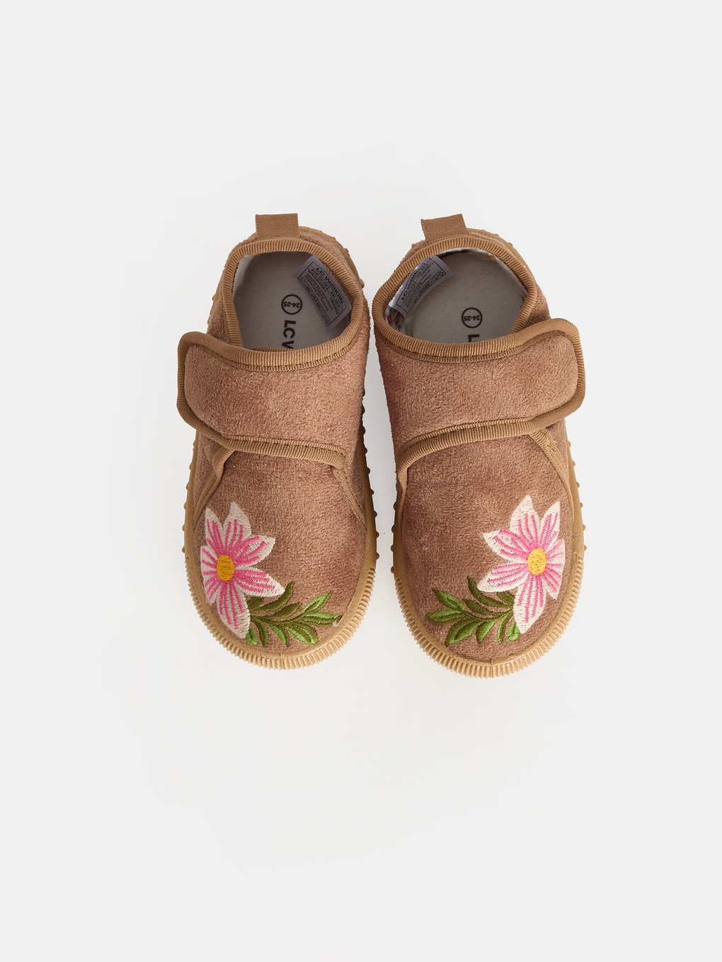 Flower Embroidered Girls' Slipper-2
