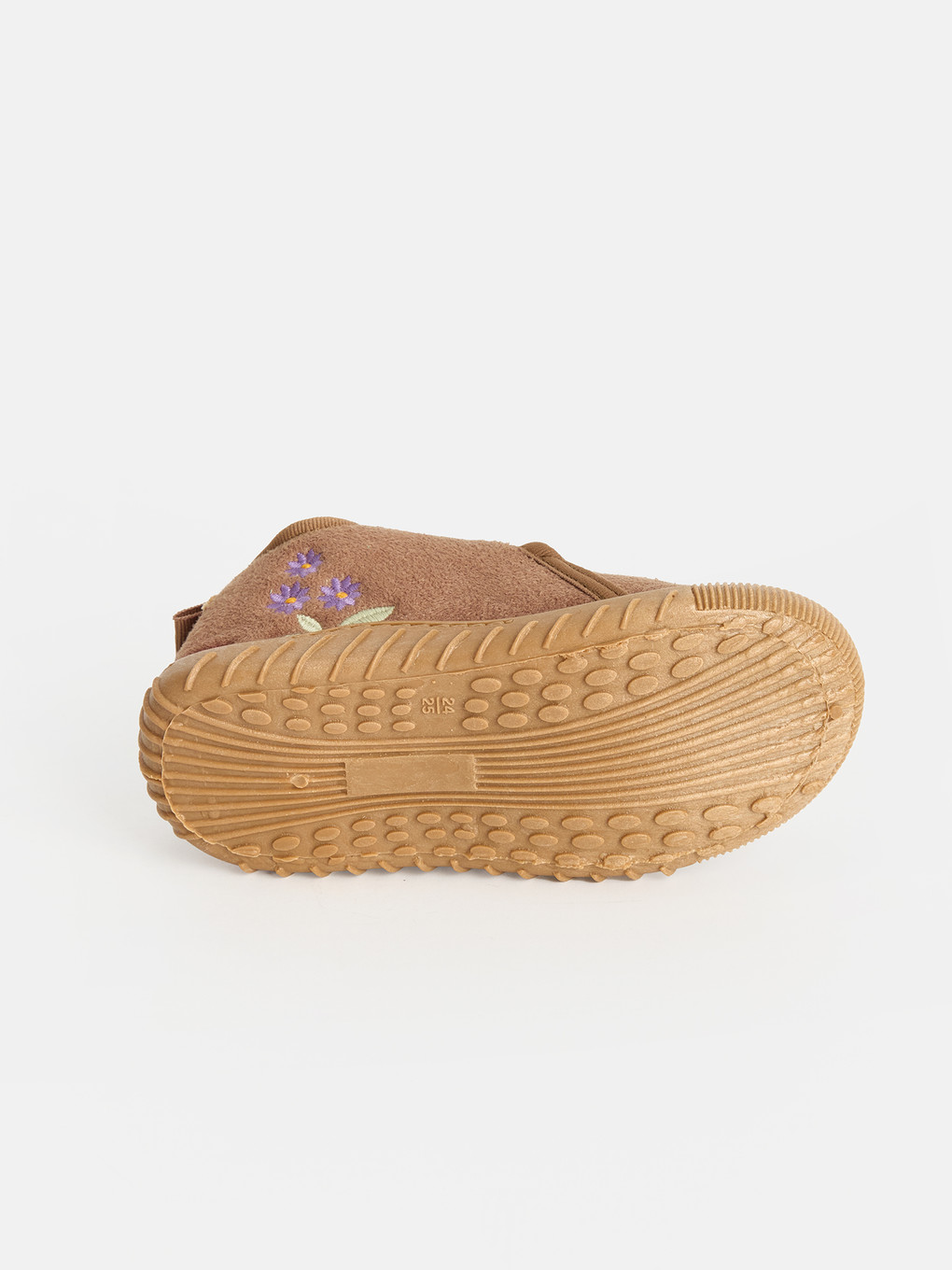 Flower Embroidered Girls' Slipper-3