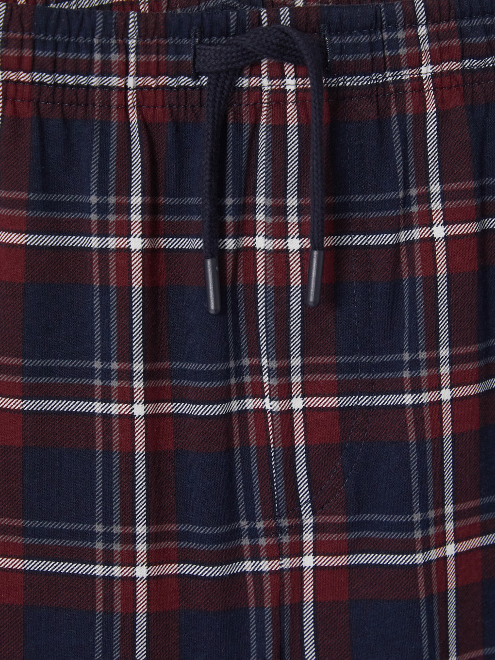 Regular Fit Plaid Men's Pyjamas Bottoms-2