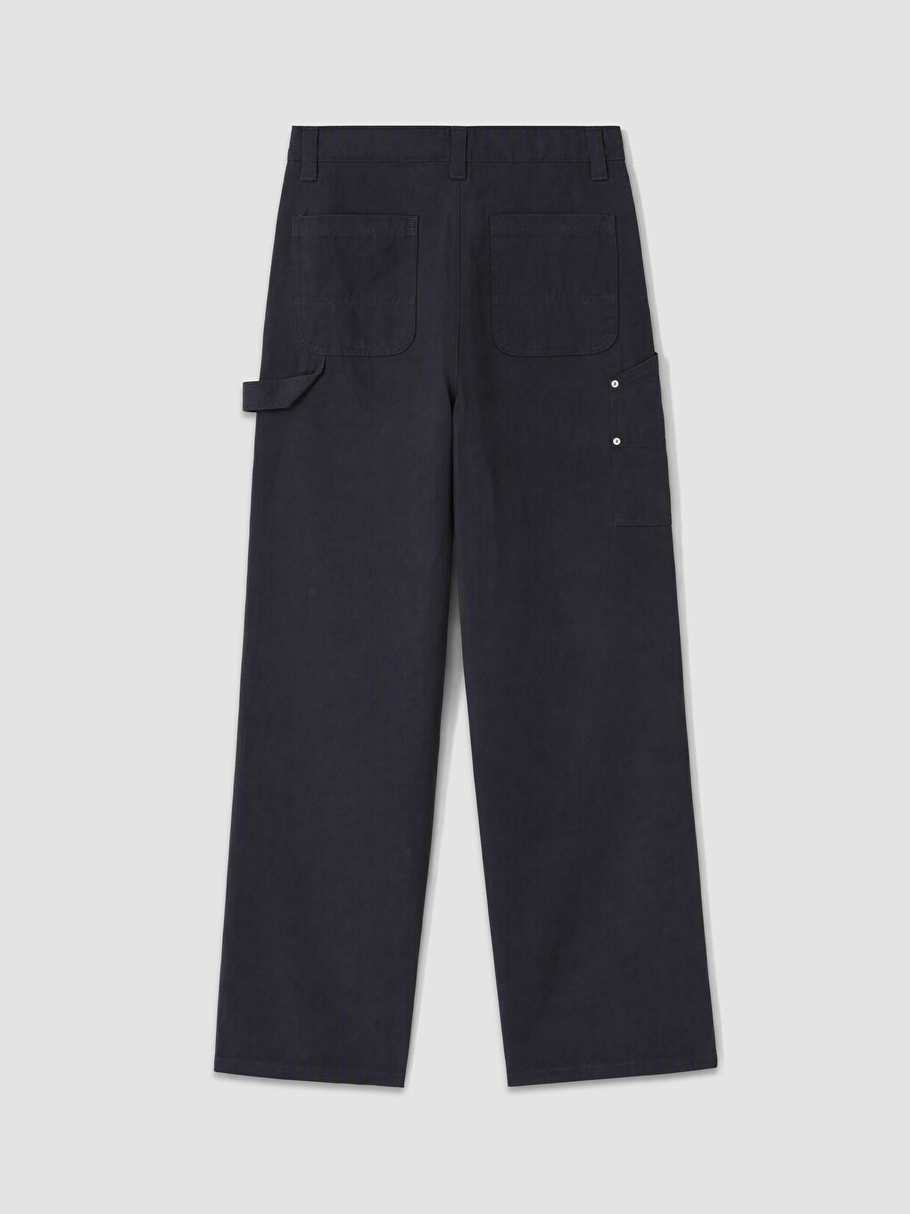 Lacivert Loose Fit Erkek Pantolon-5