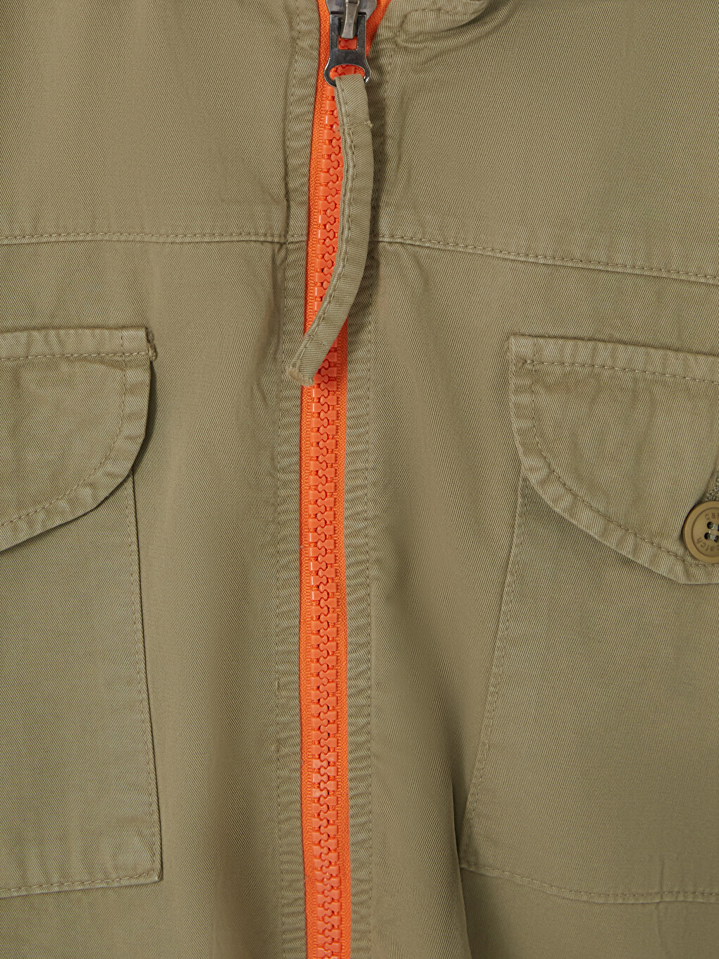 Bej Loose Fit Erkek Yağmurluk-6