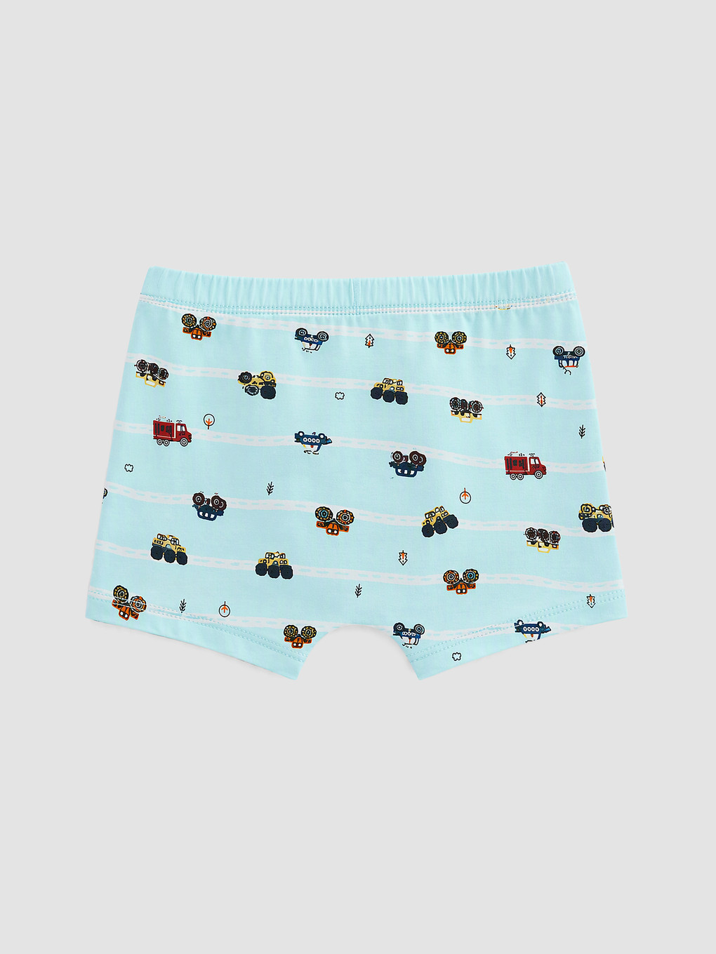 Mavi 3'lü Erkek Çocuk Boxer-4