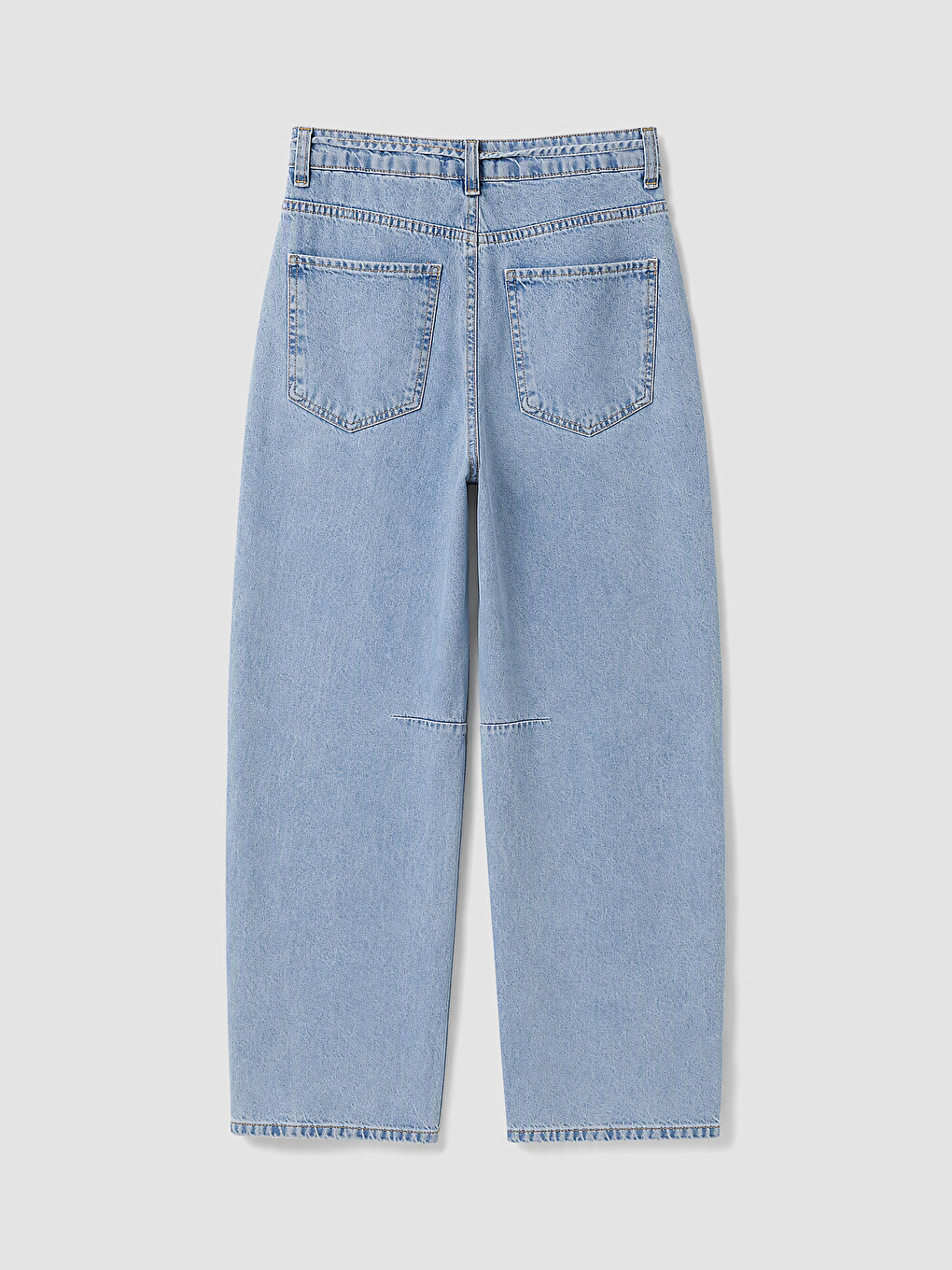 Waist Sashed Barrel Jean-2
