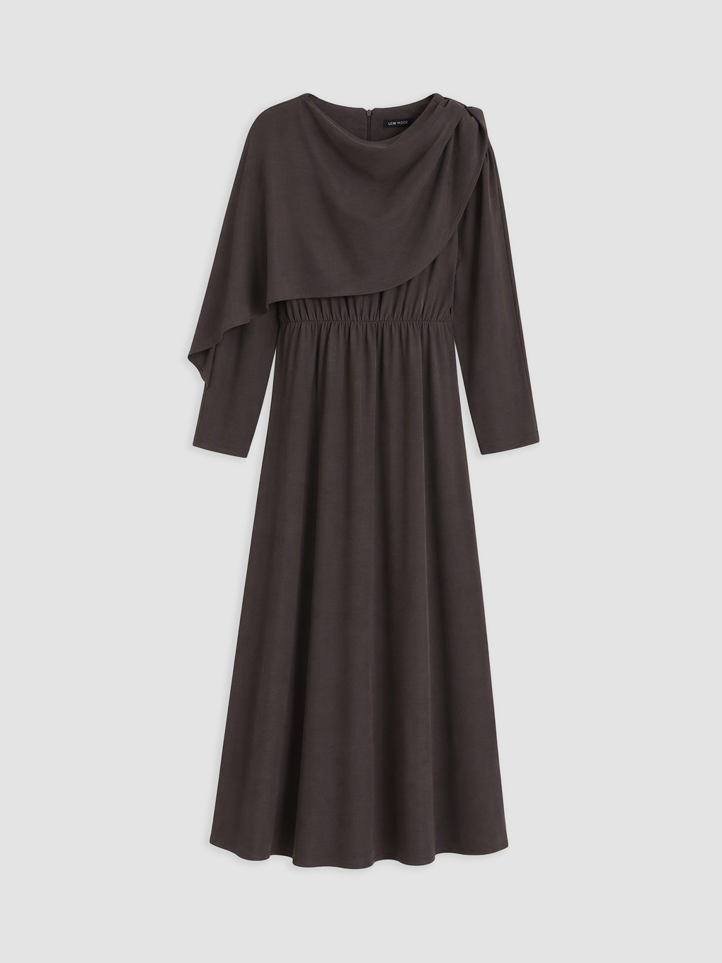 Woman Brown Dress