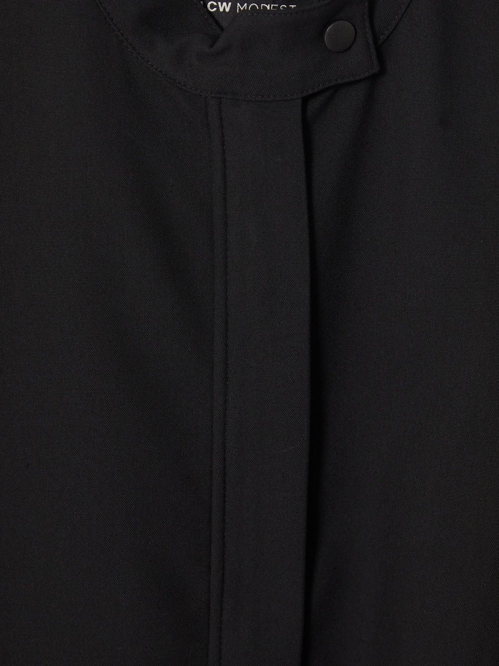 Grandad Collar Oversize Women's Raincoat-2
