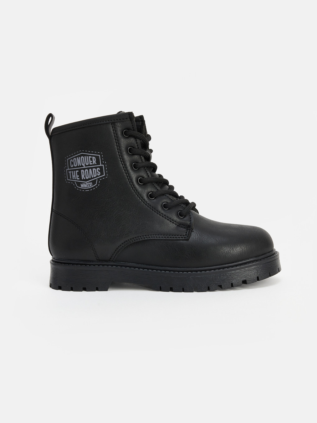 Boy Black Boots-1