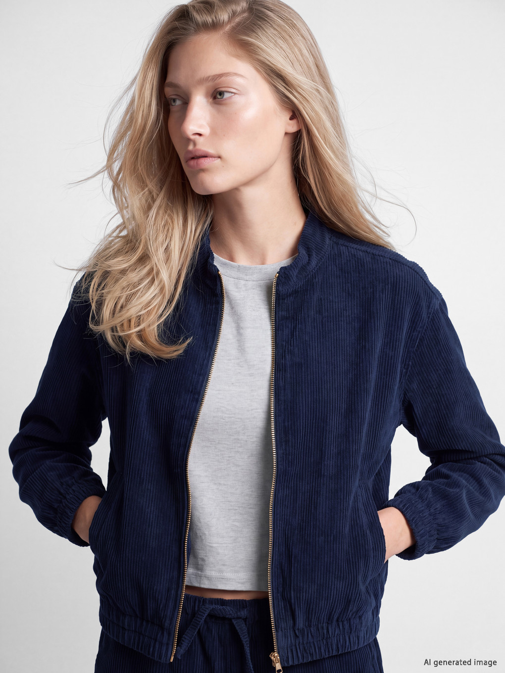 Woman Navy Jacket