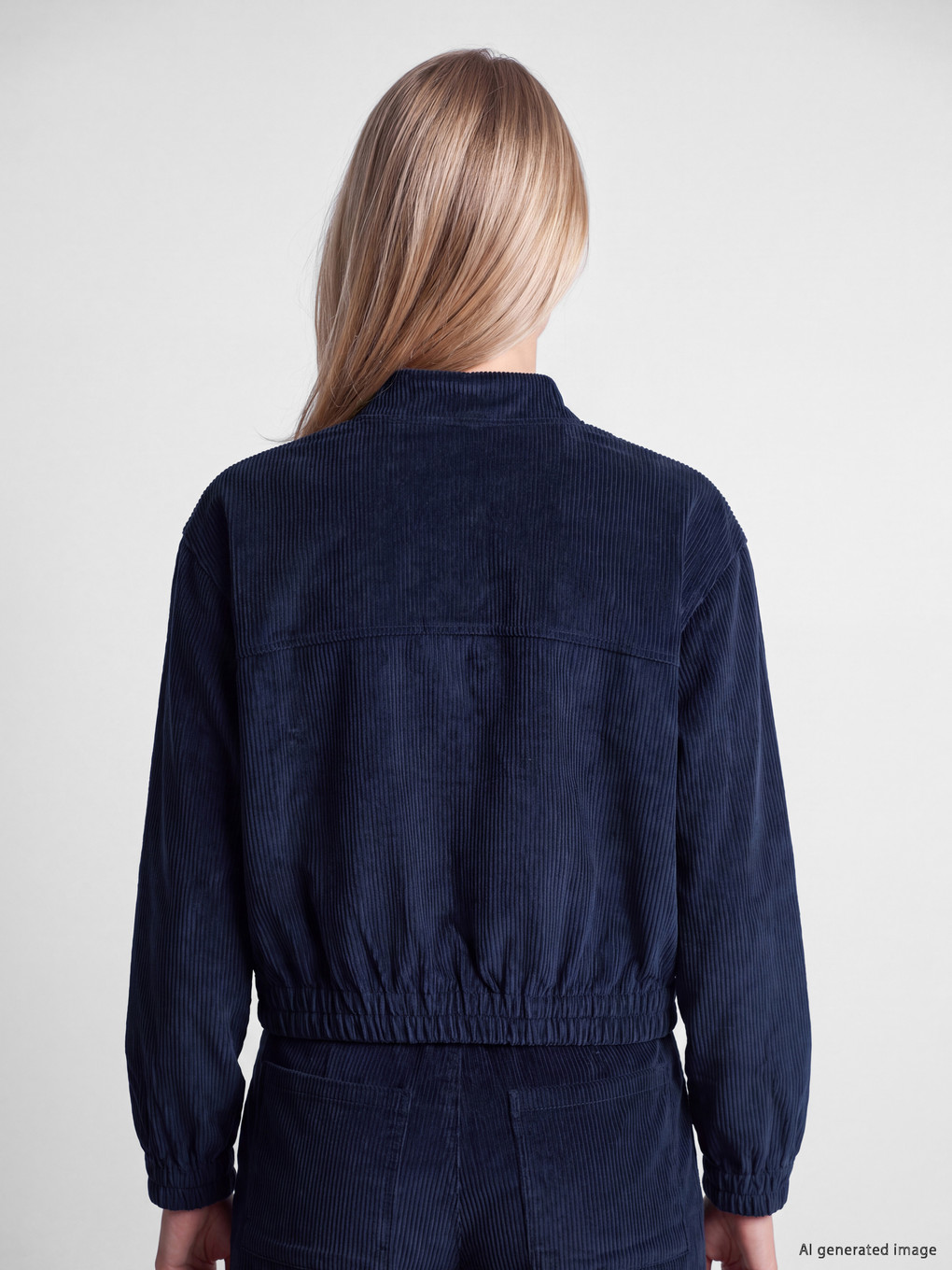 Woman Navy Jacket-3