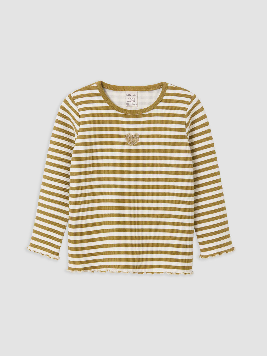 Baby Girl Ecru T-shirt-2