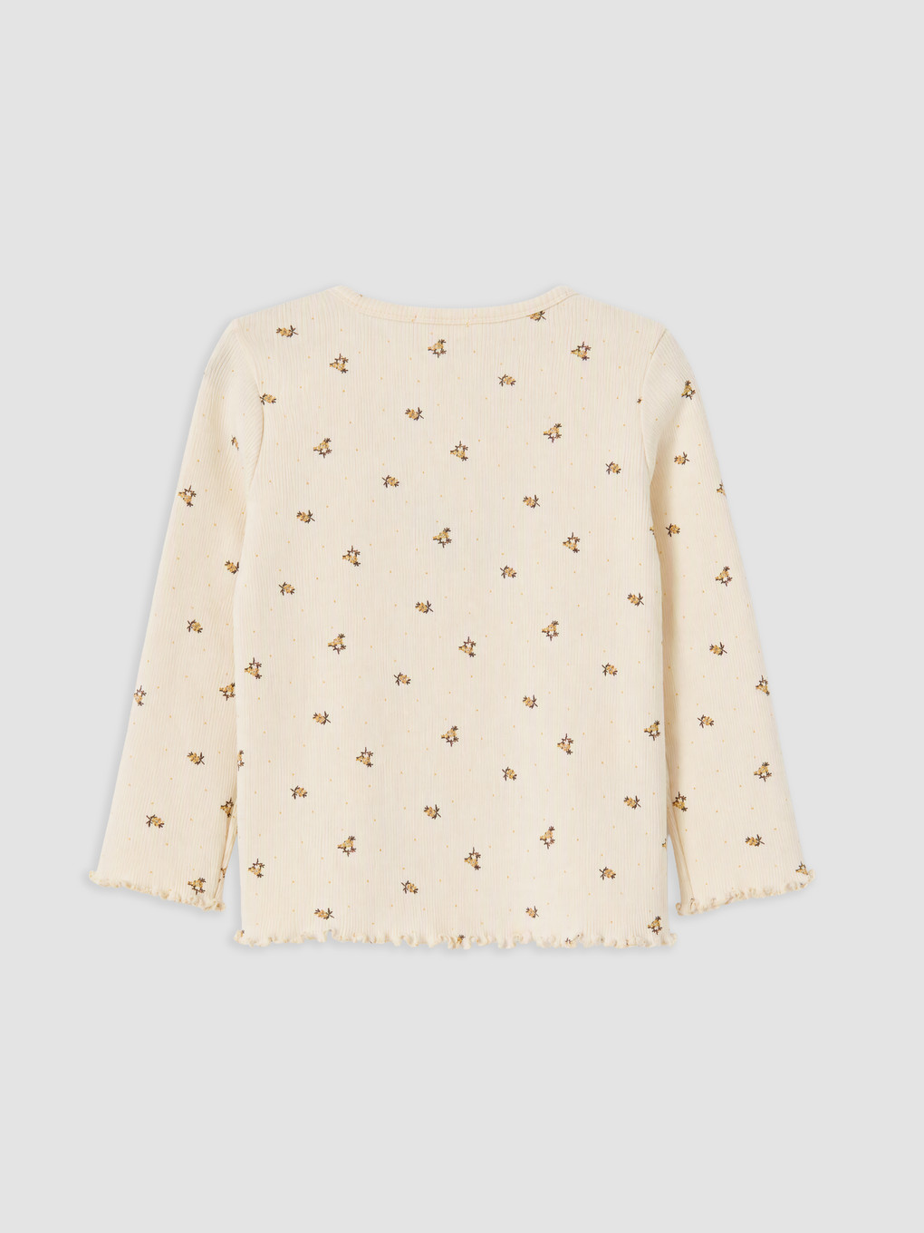 Baby Girl Ecru T-shirt-4