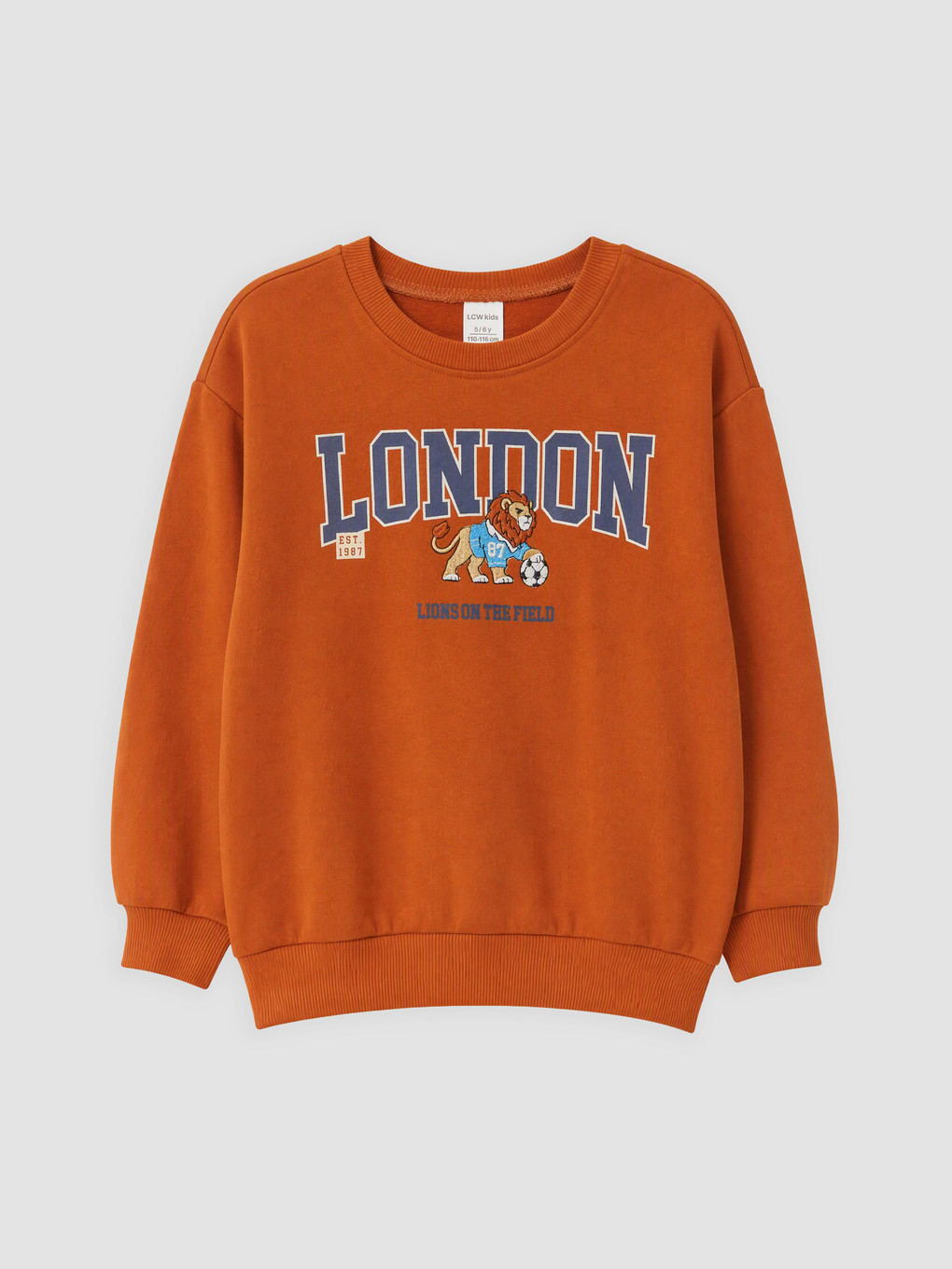Boy Orange Sweatshirt