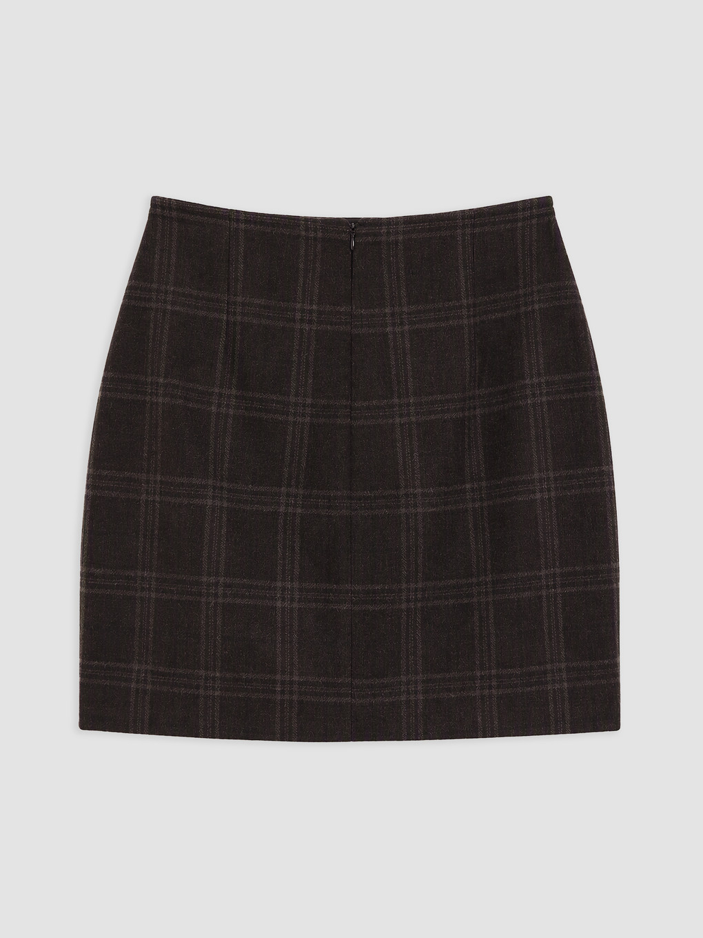 Plus Size Plaid Mini Skirt-5