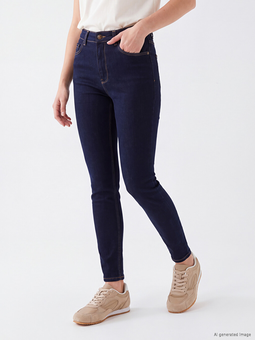Siyah Jüpiter Süper Skinny Fit Jean-1