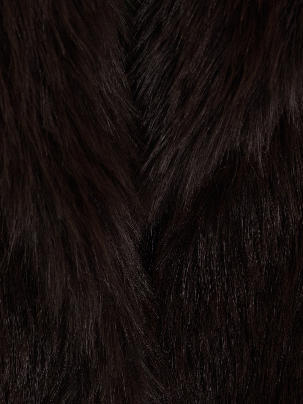 Woman Brown Faux Fur Coat-2