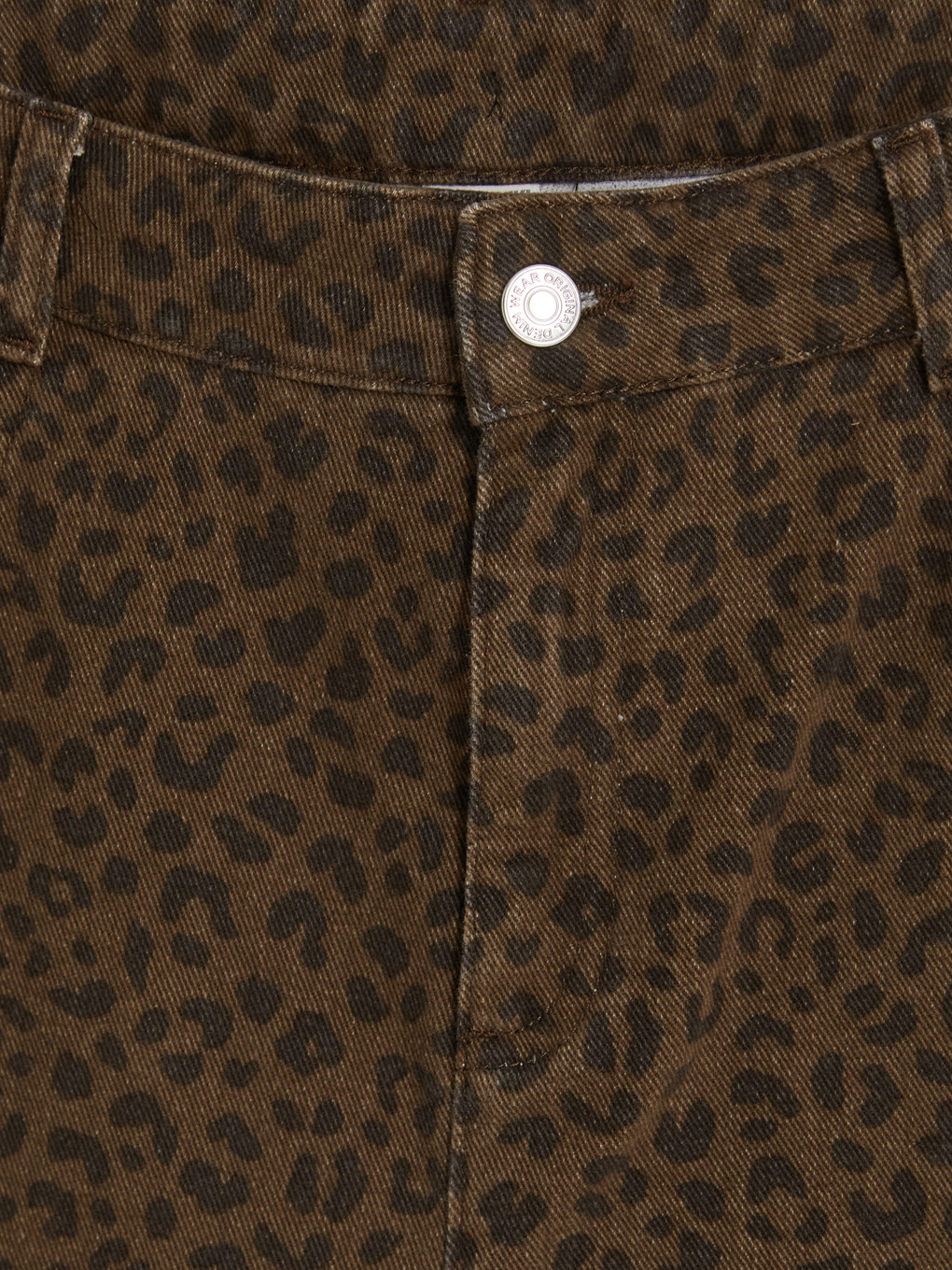 Barrel Fit Leopard Print Girls' Trousers-2
