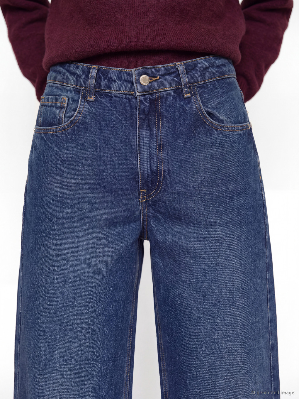 İndigo Wideleg Jean-2