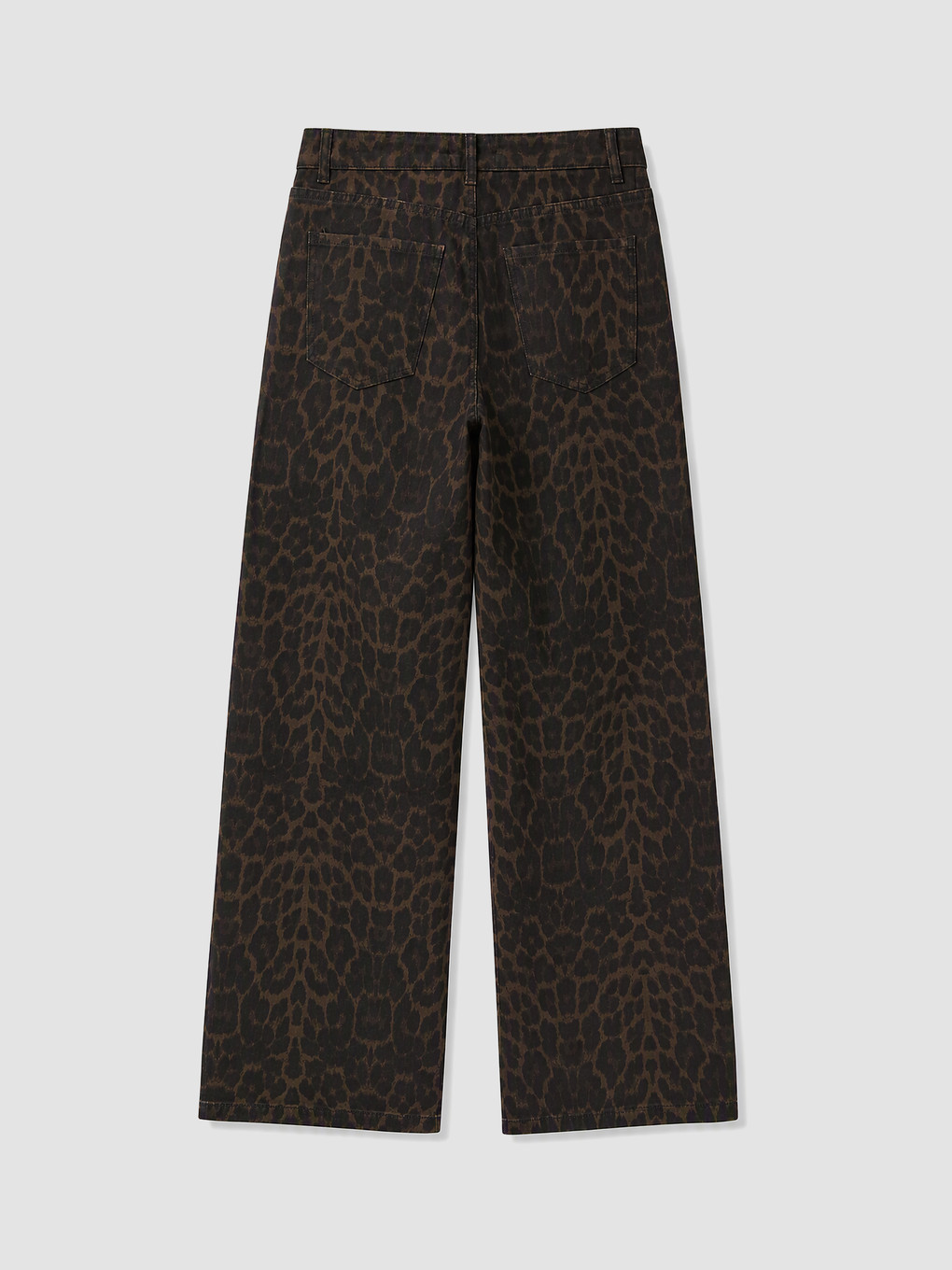 Leopard Print Baggy Jean-2