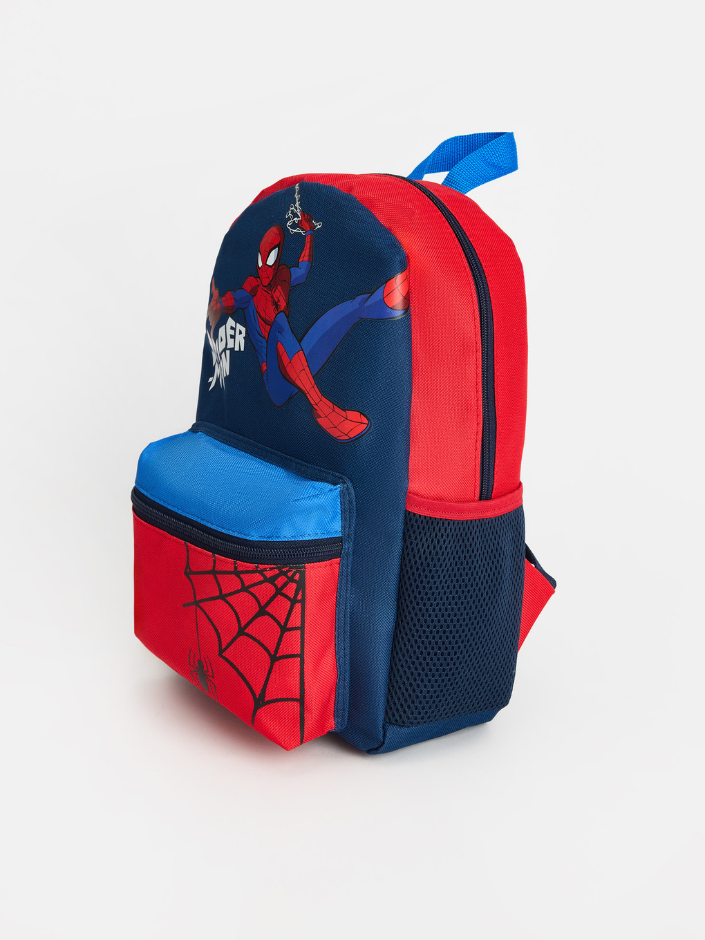 Lacivert Spider-man Baskılı Erkek Çocuk Sırt Çantası-1