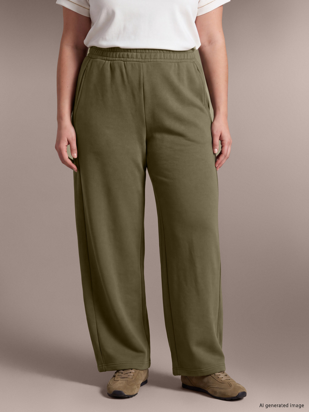 Plus Size Thick Sweatpants-1